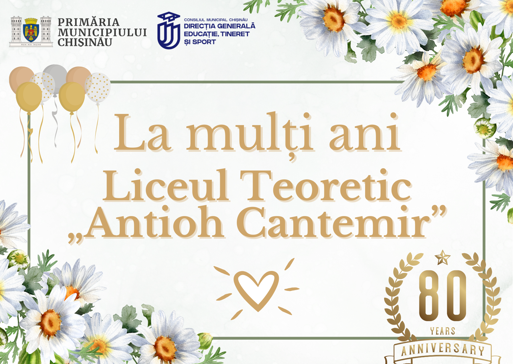 La mulți ani, Liceul Teoretic „Antioh Cantemir”