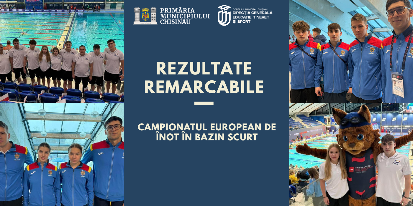 Rezultate remarcabile la Campionatul european de înot în bazin scurt