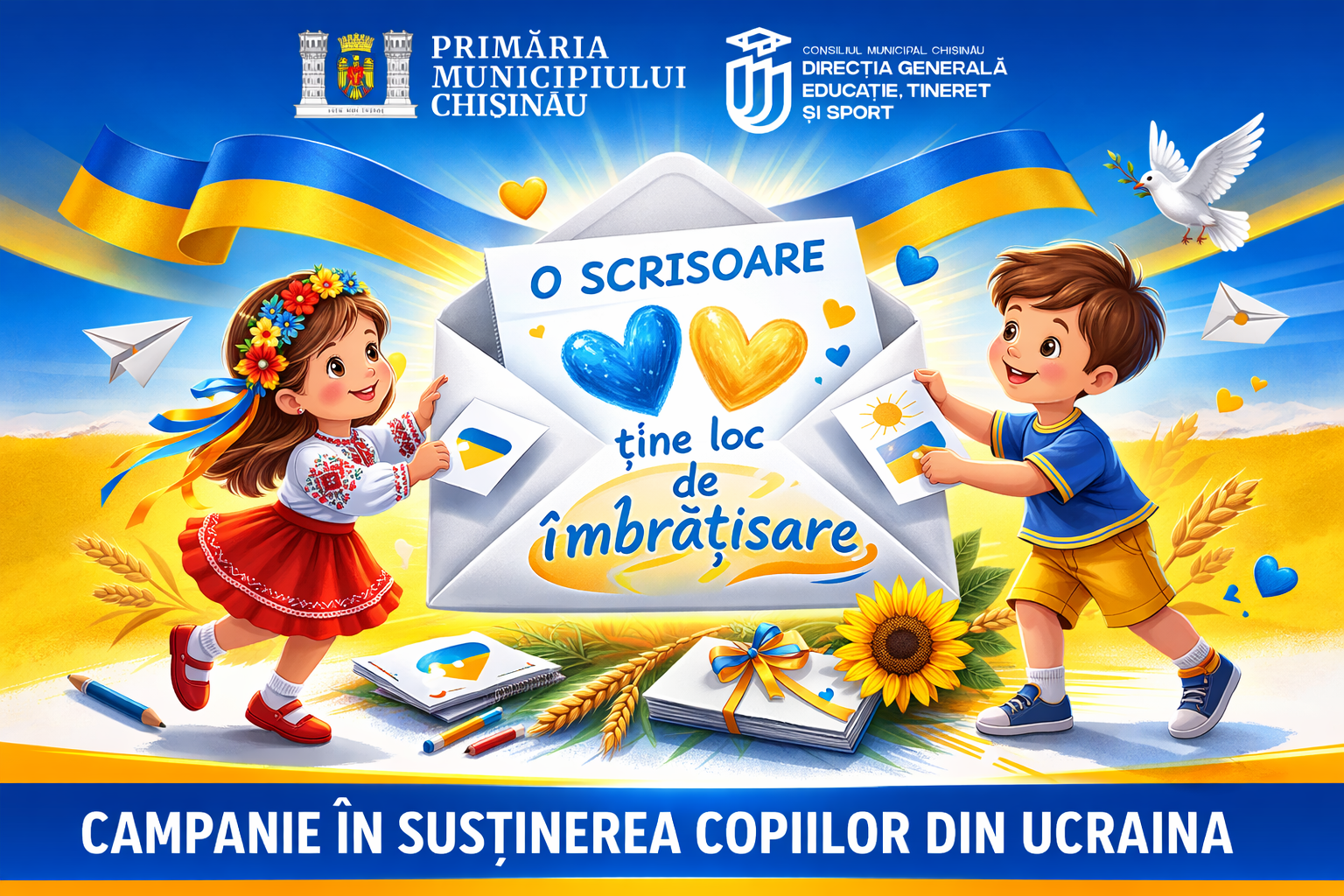 O scrisoare poate ține loc de îmbrățișare