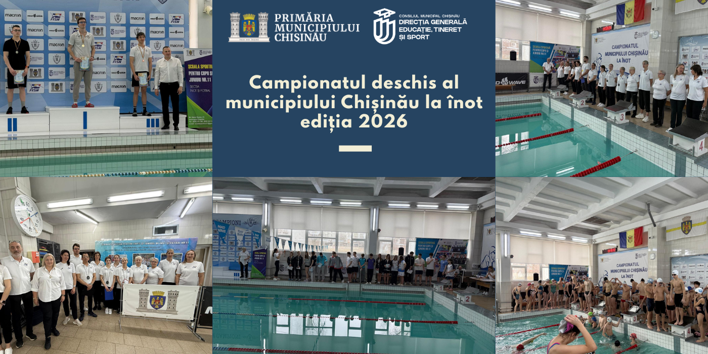 Campionatul deschis al municipiului Chișinău la înot, ediția 2026