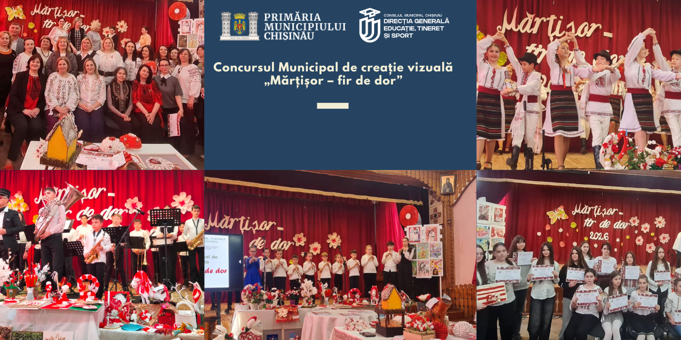 Concursul Municipal  de creație vizuală „Mărțișor – fir de dor”