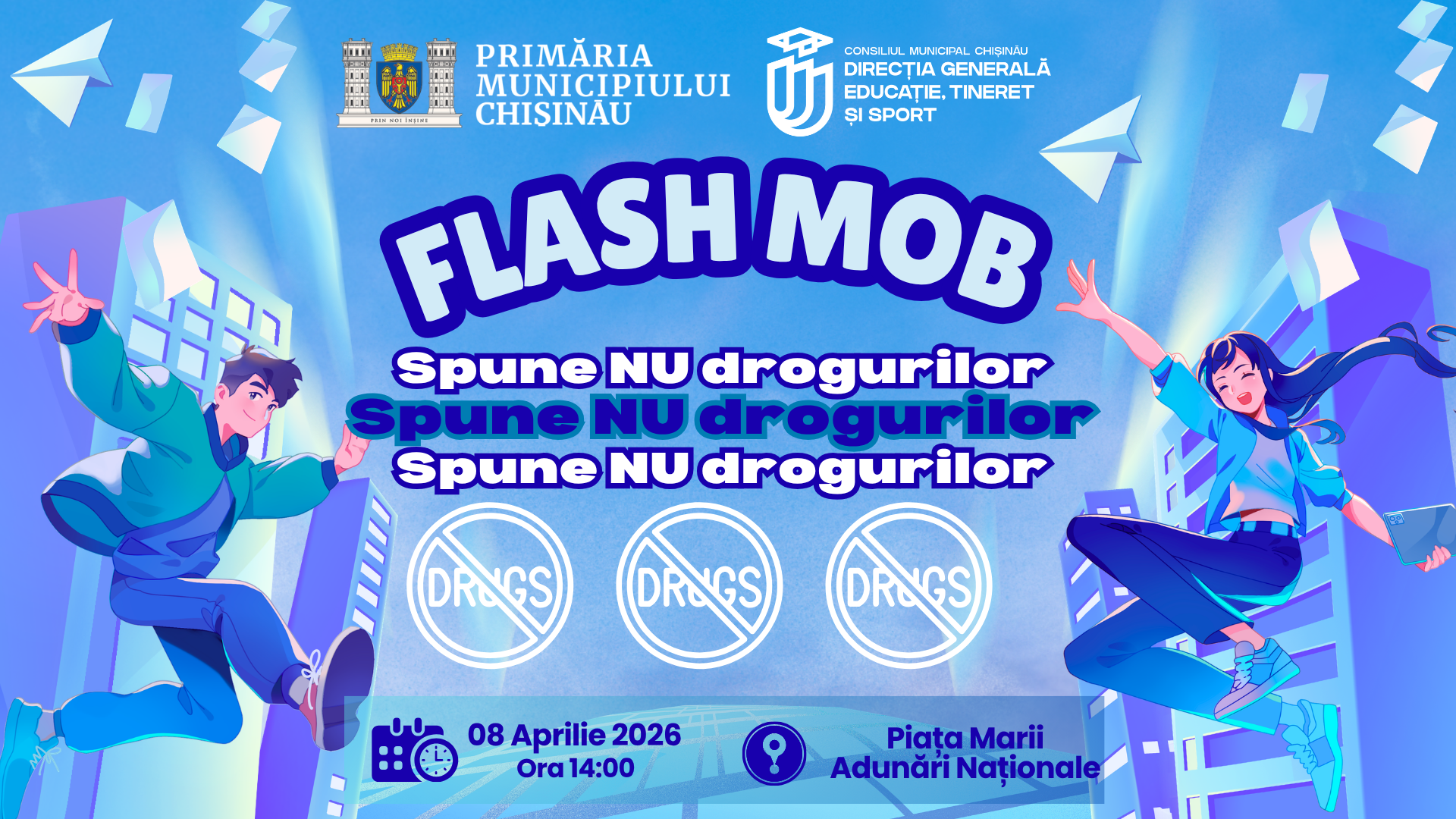 FLASH MOB „Spune NU drogurilor”