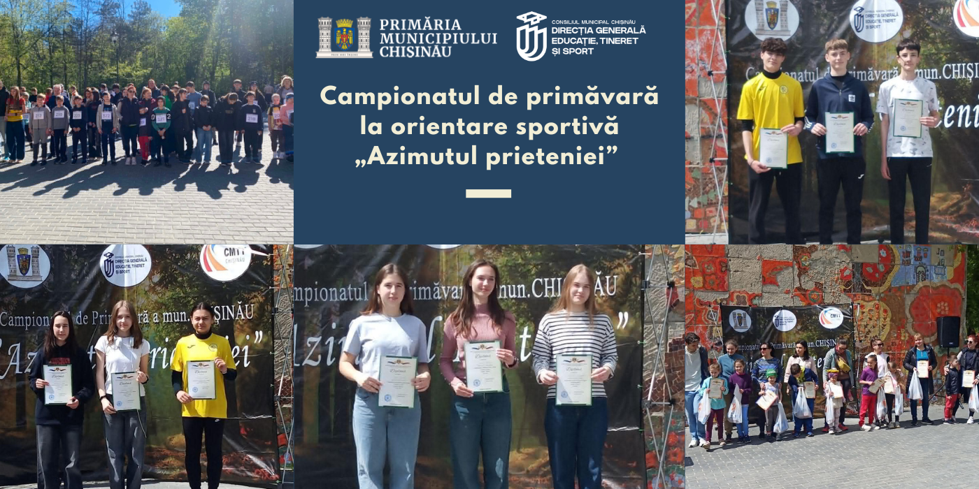 Campionatul de primăvară la orientare sportivă „Azimutul prieteniei”