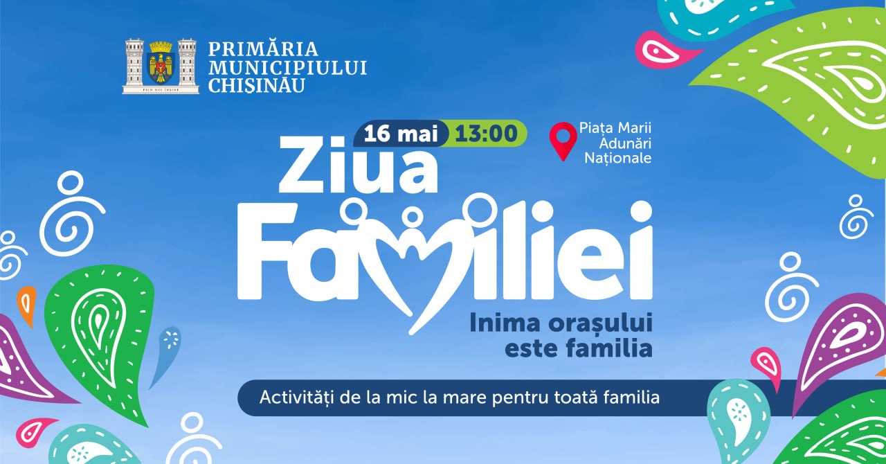 Te invităm să sărbătorim împreună Ziua Familiei