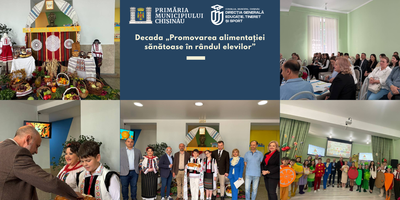 Decada „Promovarea alimentației sănătoase în rândul elevilor”