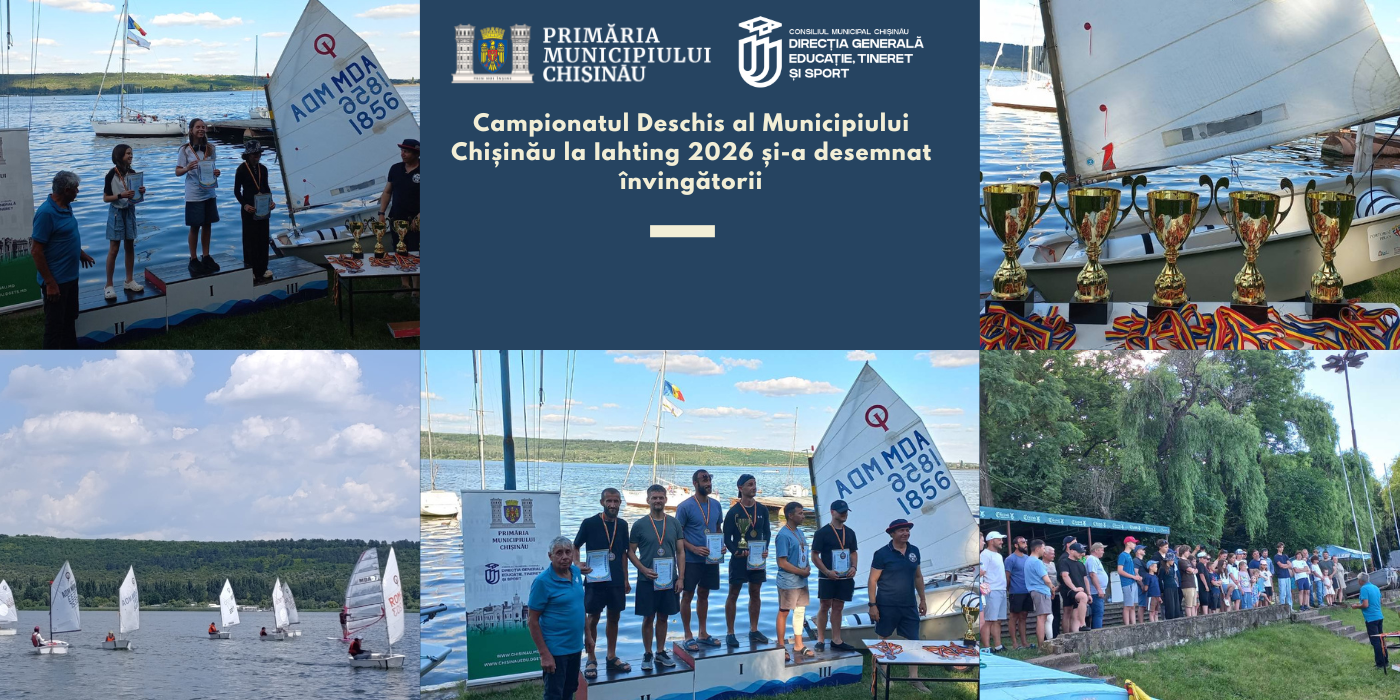 Campionatul Deschis al Municipiului Chișinău la Iahting 2026 și-a desemnat învingătorii