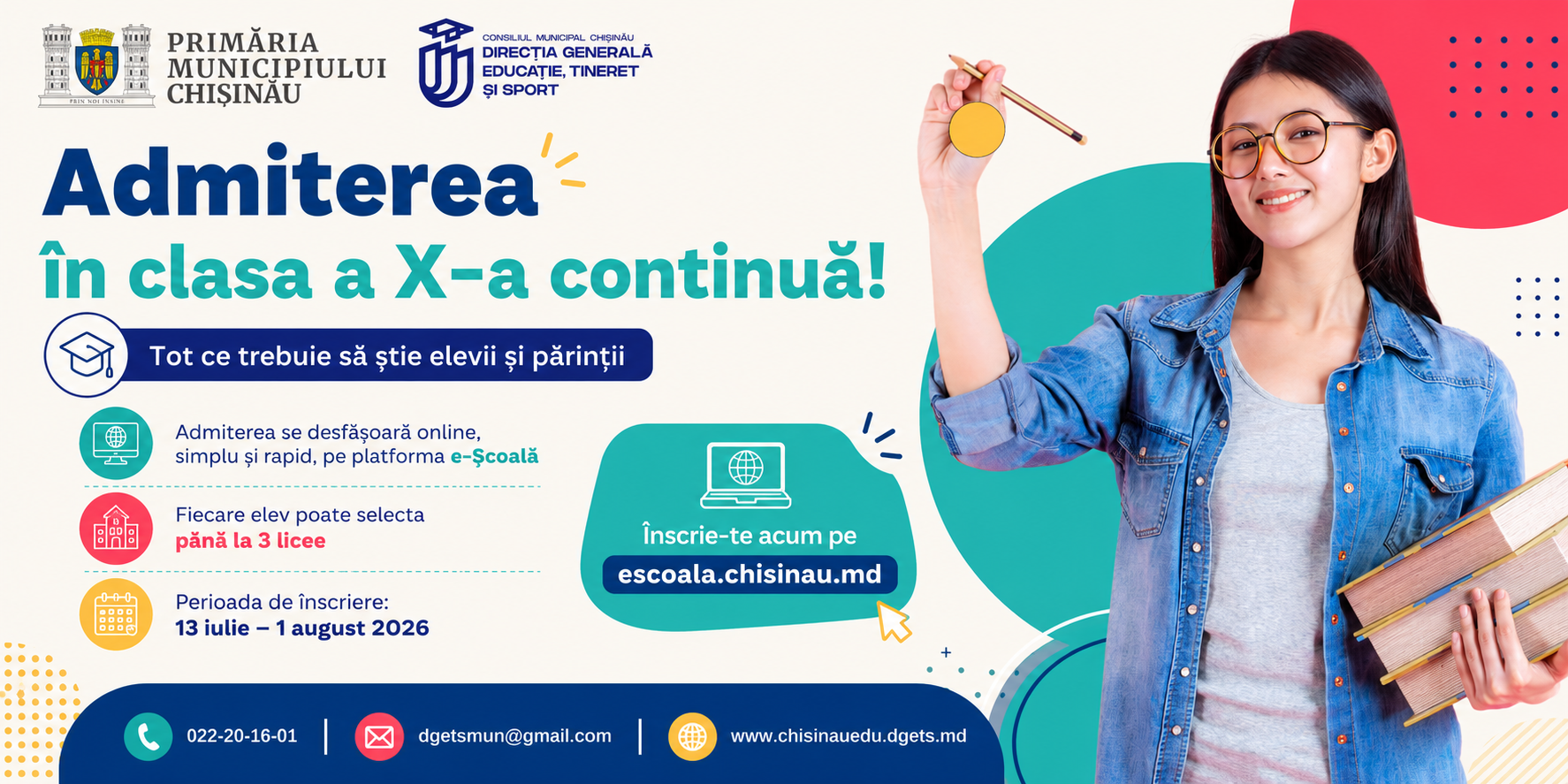 Admiterea în clasa a X-a continuă! Peste 7 800 de cereri depuse deja