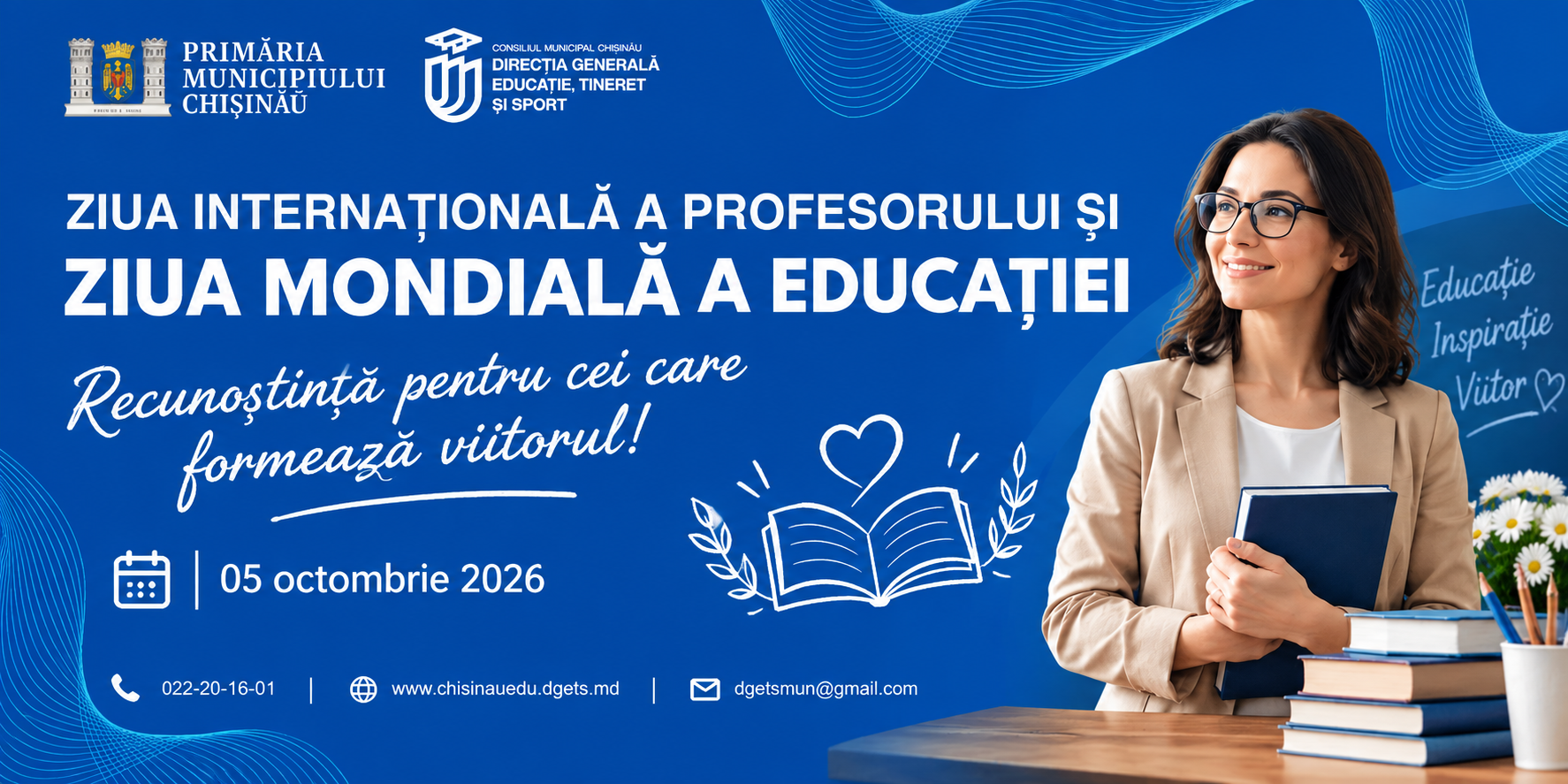 CHIȘINĂUL ÎȘI CELEBREAZĂ PROFESORII!