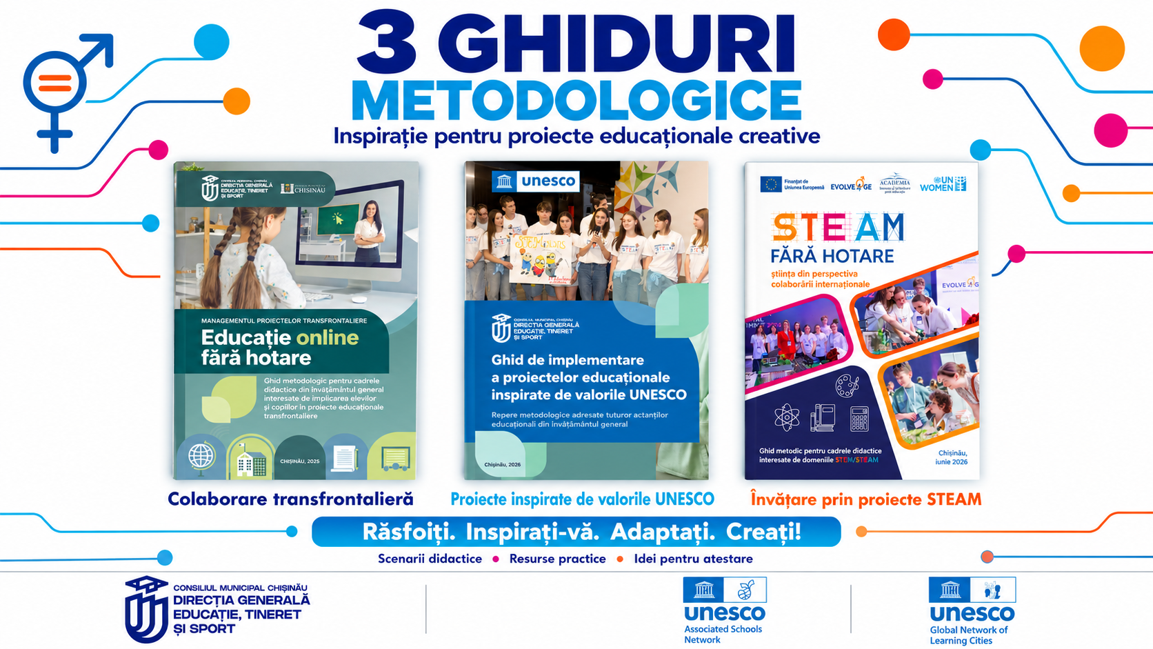 3 GHIDURI METODOLOGICE – inspirație pentru proiecte educaționale creative!